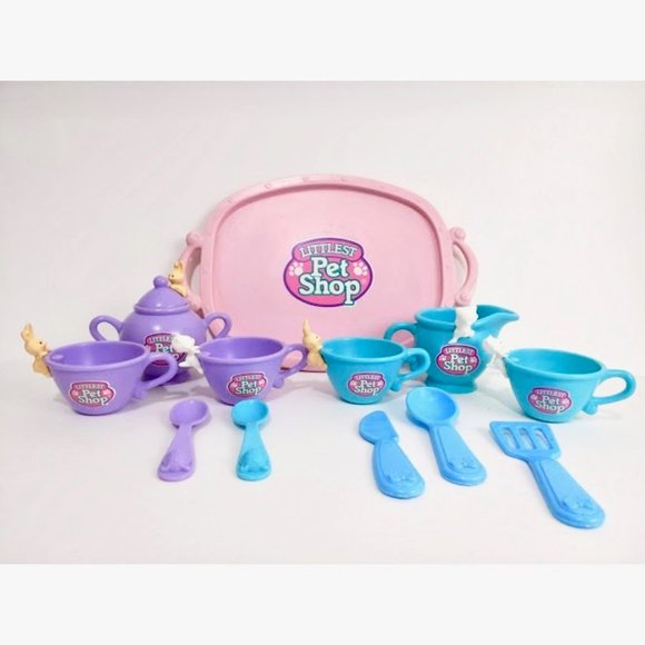Toys Littlest Pet Shop Tea Set 1994 Vintage Poshmark